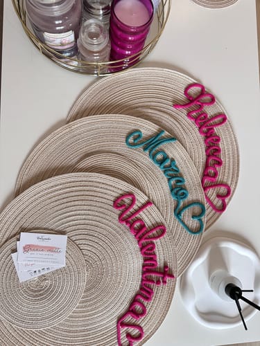 Priya C. review of Tovaglietta Americana Personalizzata con Nome image 1 out of 1