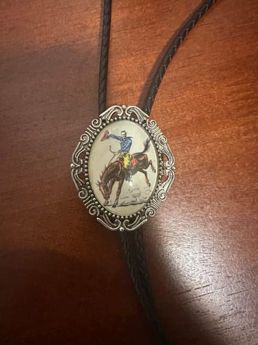 Customer photo review of Bolo Tie - Vintage Rodeo