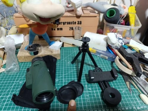 Customer photo review of Loupe monoculaire HD