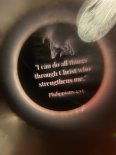 Customer photo review of Projection Diamond Cross Necklace + FREE Bracelet Set