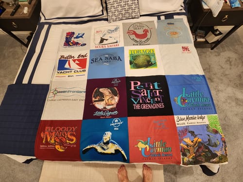 Customer photo review of Original Blanquilt™ / T Shirt Quilts