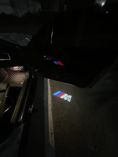 Customer photo review of BMW F SERIES DOOR LIGHTS