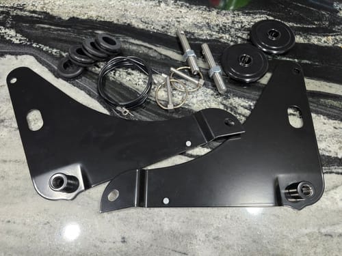 Customer photo review of Speedlogix Hood Pin Kit 2008-2023 Challenger