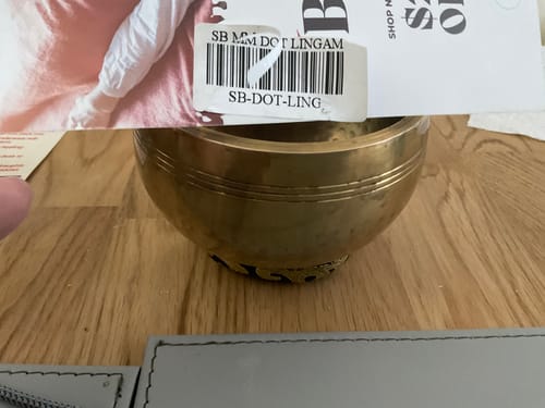 Customer photo review of Lingham Singing Bowl