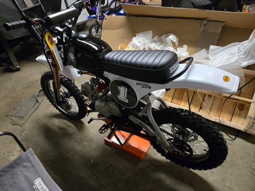 Customer photo review of Buscadero™ BSX 140 Pit Bike