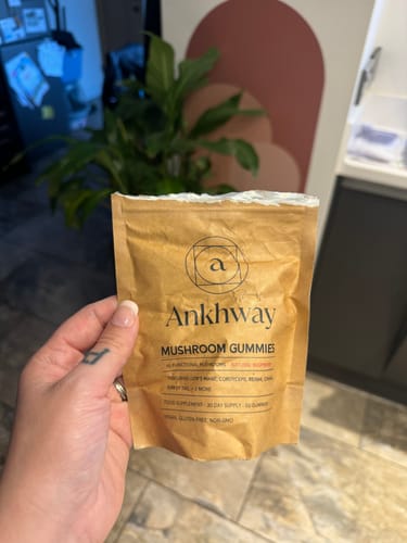 Customer photo review of Mushroom Gummies