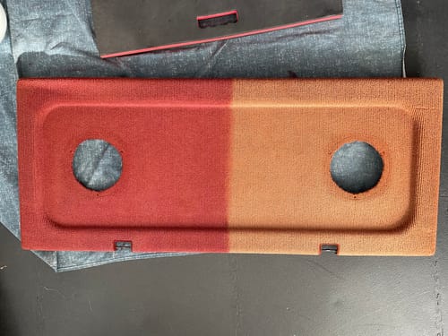 Customer photo review of Fabric Paint -- Maroon