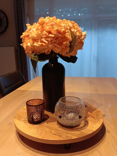 undefined review of Zijden Hortensia (4 Stengels) - Crème image 1 out of 1