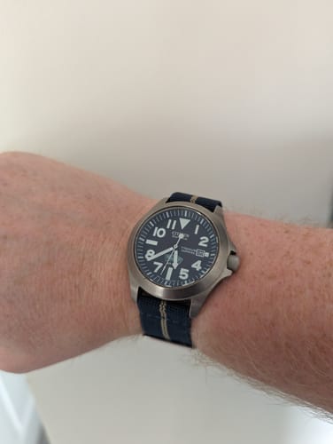 Customer photo review of Thick Khaki stripe Variant - Elastico