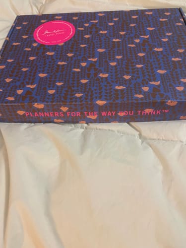 Customer photo review of 2025 Horizontal Weekly Planner, Ocean Breeze