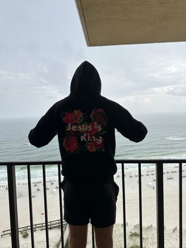 Customer photo review of Jesus Is King Hoodie
