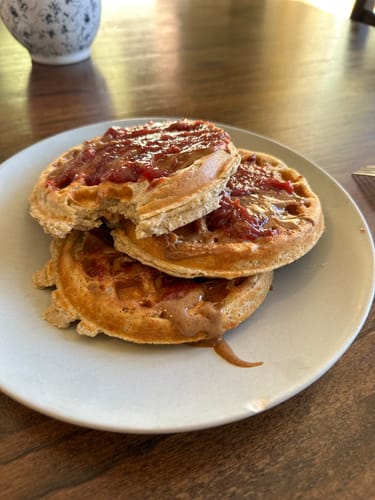 Customer photo review of Homestyle Waffle & Pancake Mix - Original