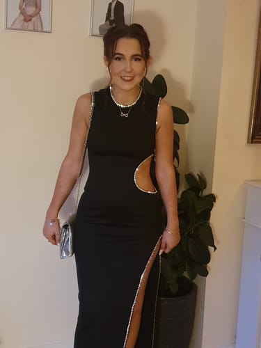 Customer photo review of The Kora Maxi Dress