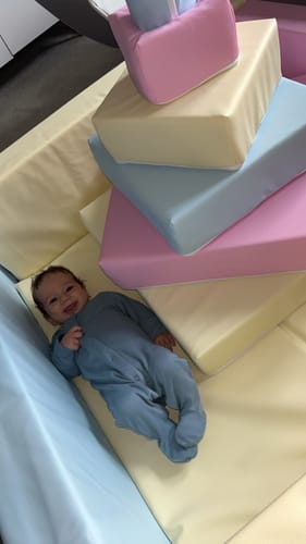 Customer photo review of Pyramid Stacking Tower Blocks