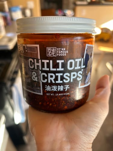 Customer photo review of XFF Chili Oil & Crisps Jar