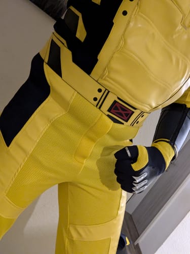 Customer photo review of Deadpool & Wolverine Wolverine gelb Overall Cosplay Kostüm Outfits Deluxe
