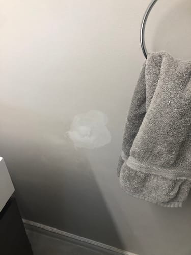 Customer photo review of BSL60" GREY OAK, Double Sink, Wall Mount Bathroom Vanity