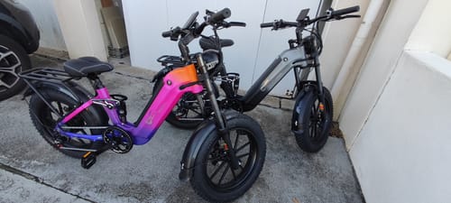 Customer photo review of CMACEWHEEL V20 * 2 E-Bikes Bundle