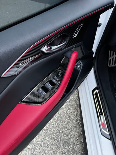 Customer photo review of 2021+ acura TLX door switch panels