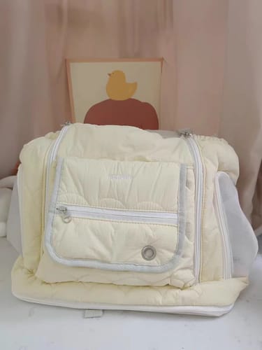 Customer photo review of SoftNest Lightweight Labor-Saving Front Pet Carrier SoftNest