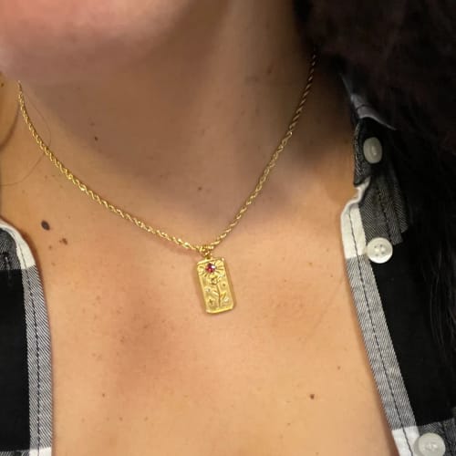 Customer photo review of Classic Tarot Necklace