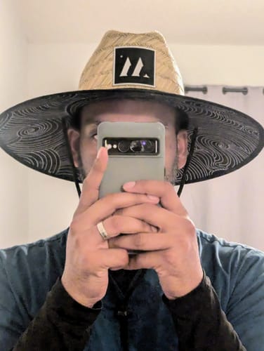 Customer photo review of Straw Hat | Custom | Personalized