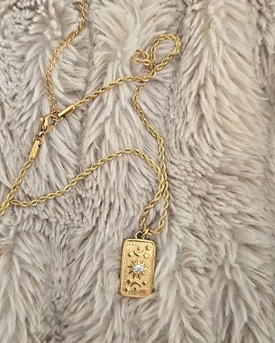 Customer photo review of Classic Tarot Necklace