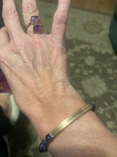 Customer photo review of WITH GOD ALL THINGS ARE POSSIBLE MATT 19:26 (POS)