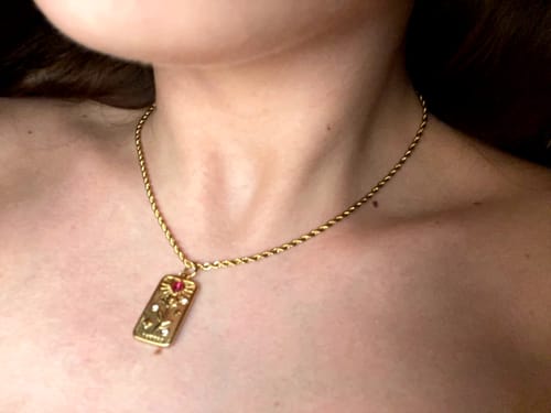 Customer photo review of Classic Tarot Necklace