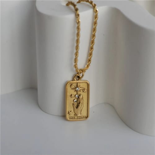 Customer photo review of Classic Tarot Necklace