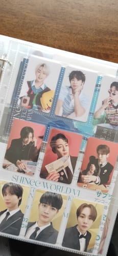Customer photo review of Custom A4 9-Pocket Pages – V1 – K-Pop Slim Fit