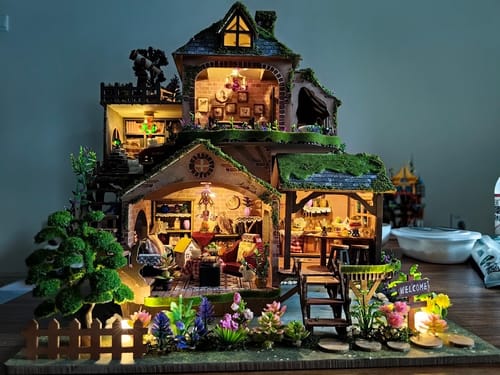 Customer photo review of Forest Adventure DIY Miniature House