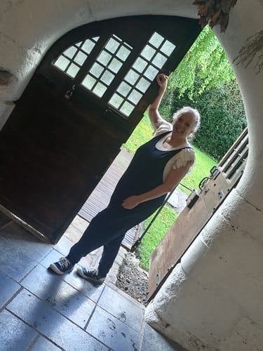 Customer photo review of BAGGY JUMPSUIT NAVY