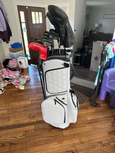Customer photo review of KRADUL LUX 9.5" 14-Way Hybrid Stand Bag: Fossil