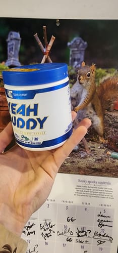 Customer photo review of YEAH BUDDY™ Pre-Workout Powder