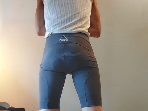 Customer photo review of NeoPro Grey Shorts