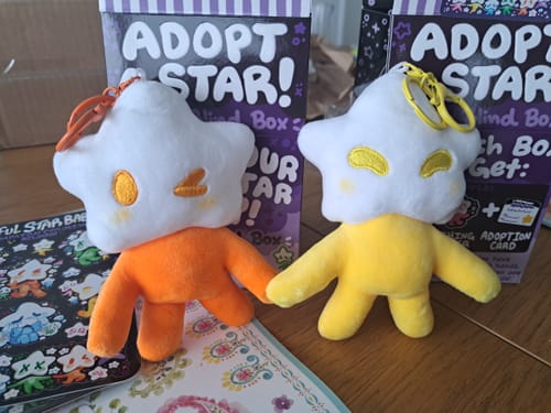 Customer photo review of Adopt a Star Baby Plush Blind Box