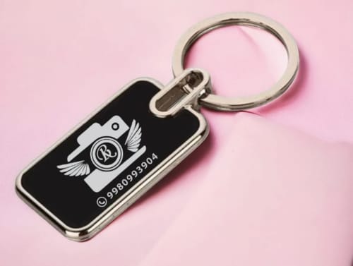 Customer photo review of Premium Metal Keychain | Best for Corporate Gifting | PrintMine.in