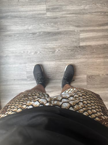 Customer photo review of DIAMOND SNAKE MESH SHORTS