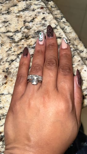 Customer photo review of The Clutch | Emerald