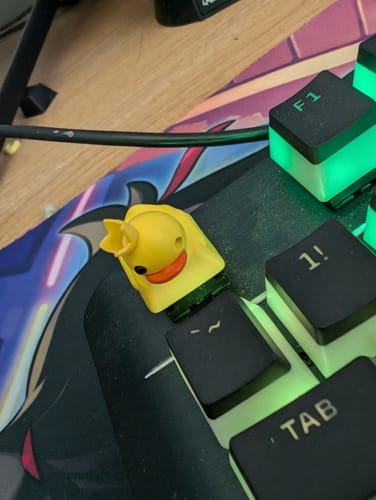 Customer photo review of Mystery Keycap - Costume Party