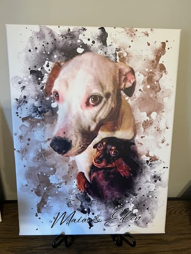 undefined review of Your Pet as Watercolor Portrait image 1 out of 1