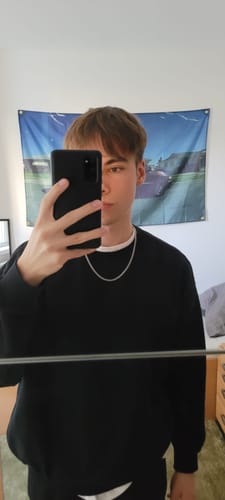 Customer photo review of Panzerkette Cuban Link 4mm