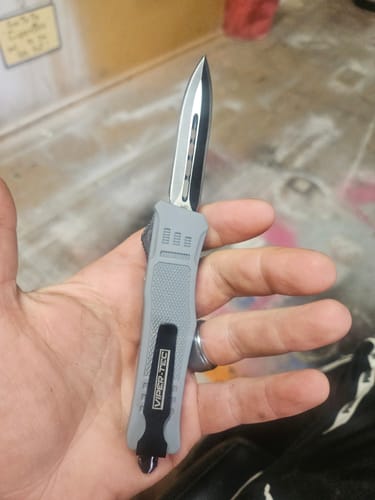 Customer photo review of MINI GREY PHANTOM D/A OTF (MULTIPLE BLADE STYLES AVAILABLE)