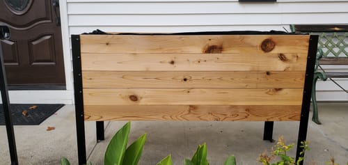 Customer photo review of 18" x 48" Raised Garden Bed