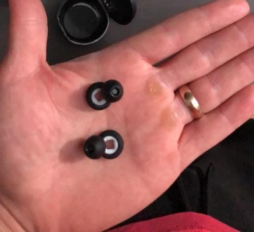 Customer photo review of Moto Earplugs - 27 dB