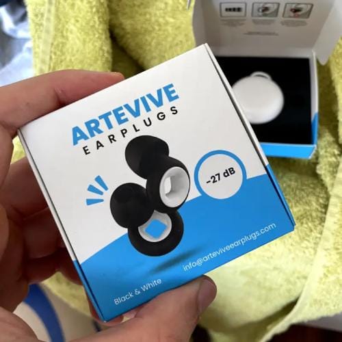Customer photo review of Anti Snoring Sleep Earplugs - 27dB