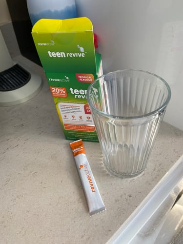 Customer photo review of Teen Revive Tropical Flavour 20% Extra Free