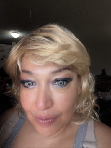 Customer photo review of Renaissance Triumph Grey Colored Contact Lenses