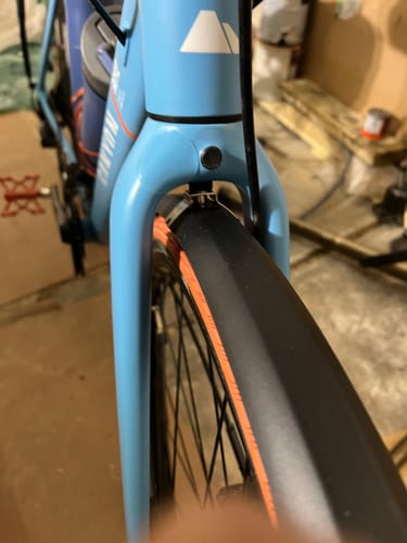 Customer photo review of Rear Hanger for Braze-ons Under Brake Bridge
